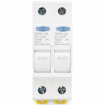 Держатели предохранителей DC TOMZN TOPV-32X 2Р 1100V авт.102 фото