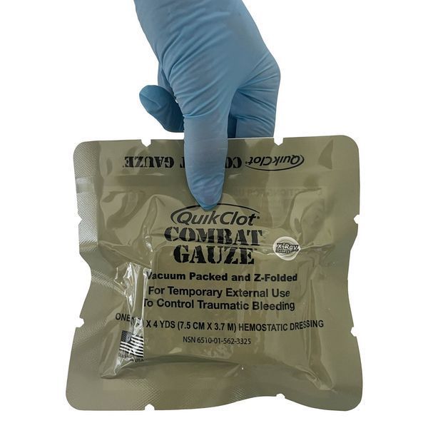 Гемостатичний бинт QuikClot Combat Gauze к.42 фото