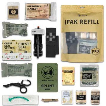 Набір для першої допомоги Rhino Rescue Trauma Kit 17 pcs-B CPTK302 апт-рр.13 фото