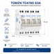 Трехпозиционный переключатель I-0-II (ручной АВР) АС TOMZN TO419G 4P 63A 400V авт.116 фото 6