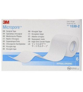 Пластир хірургічний 3М MICROPORE 1,25 см * 9,1 м на нетканій основі арт.821 фото