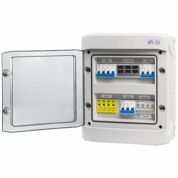 Щит захисту по змінному струму TOMZN 3 фази AC 24 WAY 32А IP-65 щит.48 фото