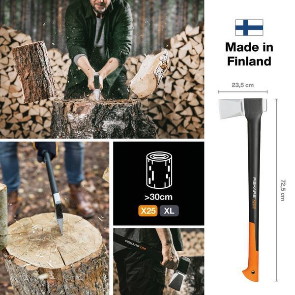Сокира-колун Fiskars X25 XL 122483 (1015643) 1015643 фото
