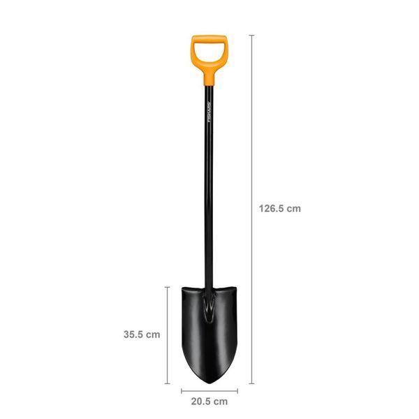 Лопата штыковая удлиненная Fiskars Solid XL (1067517) 1067517 фото