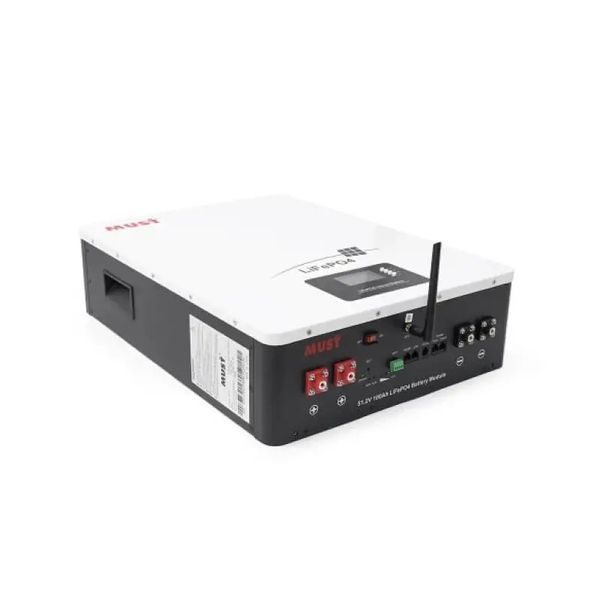 Акумуляторна батарея MUST 48/100 51.2V, 100Ah, LiFePo4, 5.12kWh 02579 фото