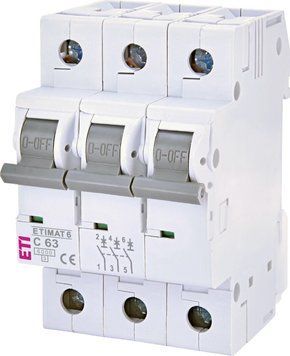 Автоматический выключатель АС ETI ETIMAT 6 3Р 63А 400V 2145522 фото