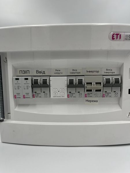 Щит защиты по переменному току ETI 1 фаза AC IP40 32А щит.57 фото