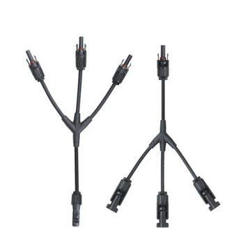 Розгалужувач Y-подібний для сонячних панелей Solar Connector 30A 1000VDC ( 1 вхід 3 виходи) кон.6 фото