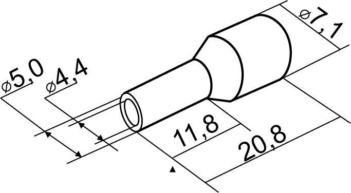 Наконечники трубчатые НТ 10,0-12 зеленые (100шт) АСКО-УКРЕМ A0060010099 фото