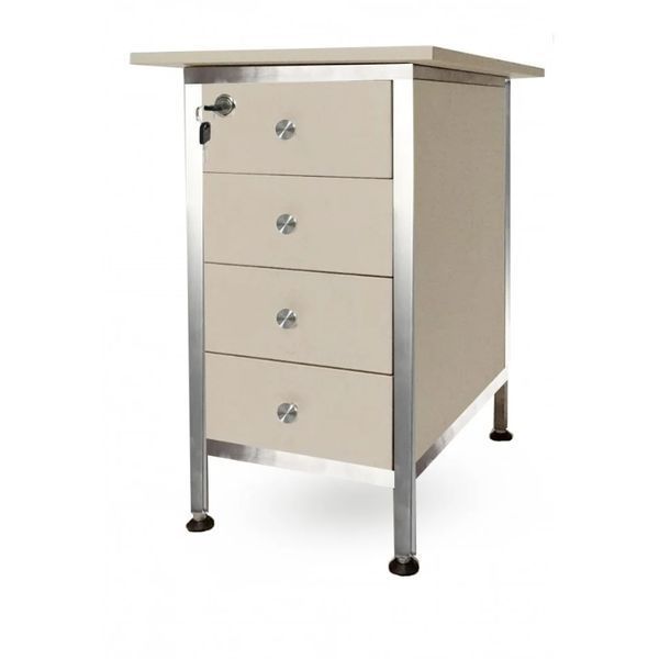 Тумба медична стаціонарна C.box CMS-4D-NATA ALU BM0135 фото
