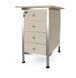 Тумба медична стаціонарна C.box CMS-4D-NATA ALU BM0135 фото 2