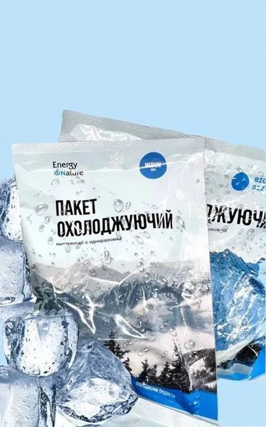 Пакет гіпотермічний ICE (холодовий пакет) 200 гр к.15 фото