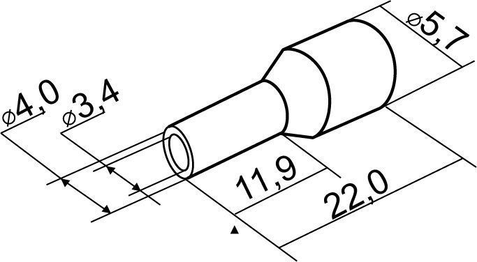 Наконечники трубчатые НТ 6,0-12 зеленые (100шт) АСКО-УКРЕМ A0060010134 фото